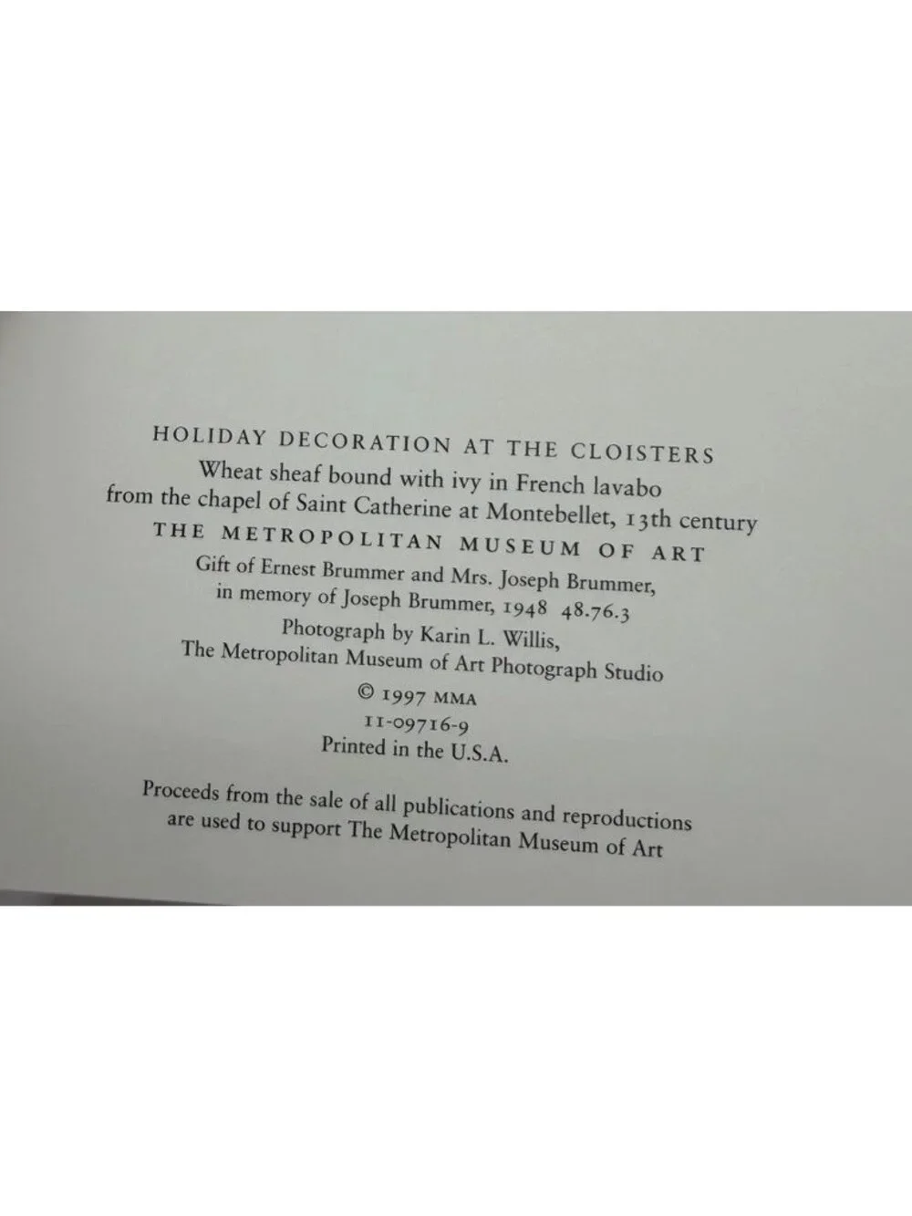 Vintage 1997 Metropolitan Museum Art MMA Holiday Cards Religious 7 HTF READ